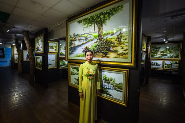 Målningar i museet i Nha Trang — Stockfoto