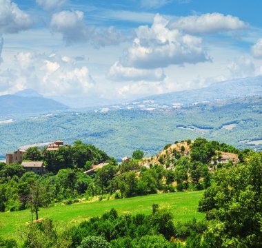 Evleri olan kırsal alan