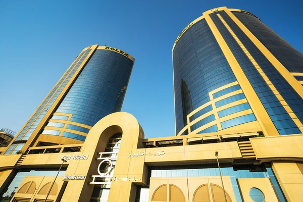 Deira Twin Towers in Dubai — Stock Photo, Image