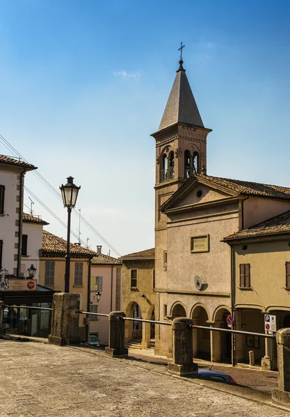 Little street of San - Marino — Stock Photo, Image