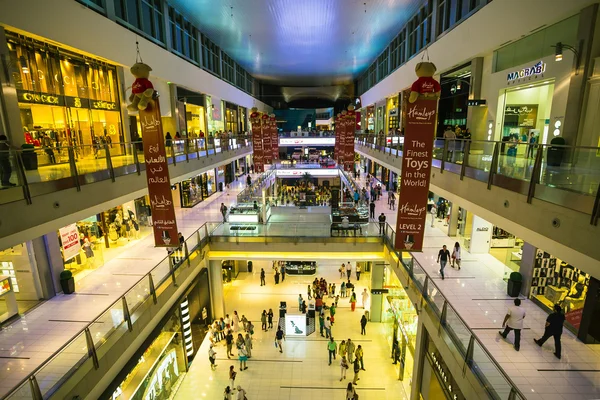 Dubai Mall em Dubai, Emirados Árabes Unidos — Fotografia de Stock