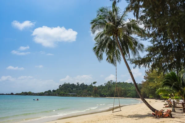 Hermosa playa tropical — Foto de Stock