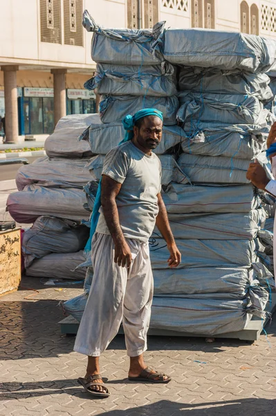 dockers in the port of Dubai