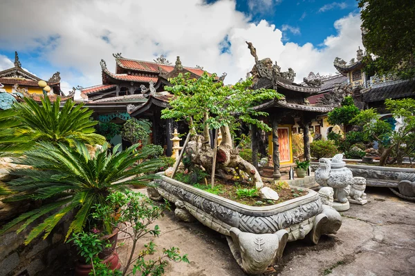 Linh Phuoc pagode på Da Lat City - Stock-foto