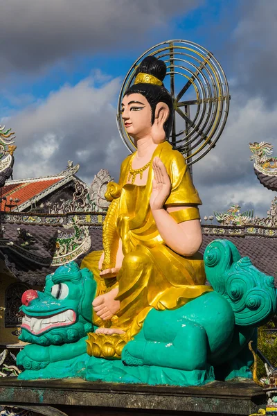 Linh phuoc pagode in da lat city — Stockfoto