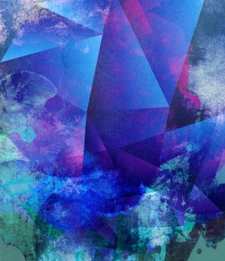 soyut poligonal sanat