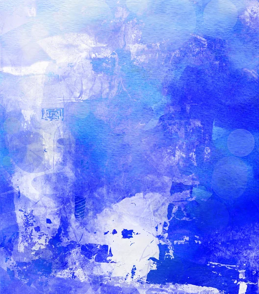 Abstract blue textures on paper — Stockfoto