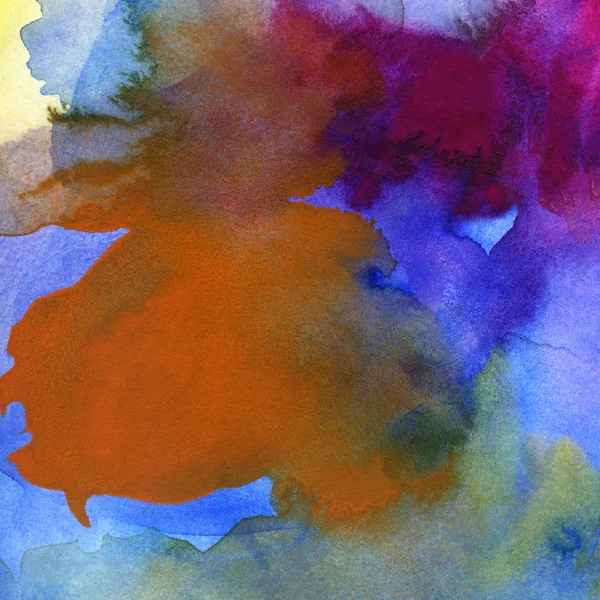 Aquarelle et fond gouache — Photo