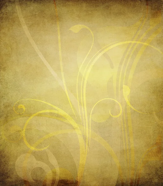 Swirls on old paper background — Stock Photo, Image