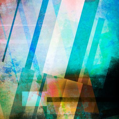 soyut dokulu karışık teknik