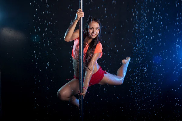 Young sexy woman . Water studio — Stock Photo, Image