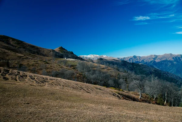 Bergslandskap, geologiska funktion Stockfoto