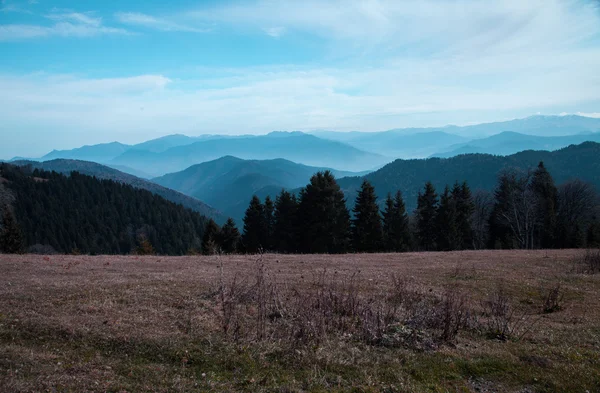 Paesaggio montano, caratteristiche geologiche Immagine Stock