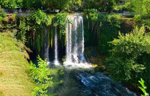 Upper Duden Falls Río Duden Turquía — Foto de Stock