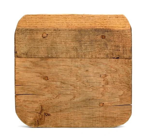 Oak board isolated. — Stock Photo, Image