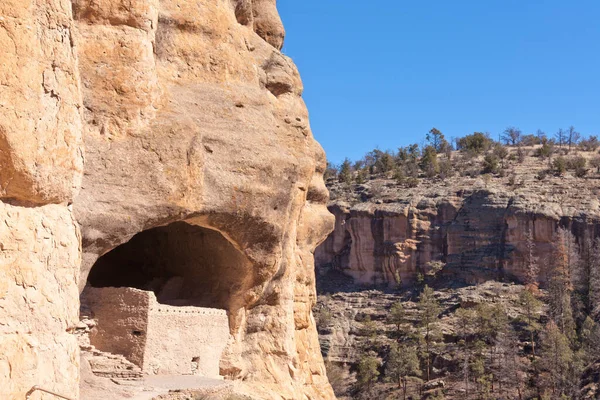 Gila Cliff New Mexico Abd Nin Tarihi Amerikan Mogollon Kültür — Stok fotoğraf