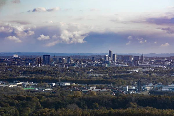 Urban Landscape City Essen Industrial Area Ruhrgebiet North Rhine Westphalia — Stock Photo, Image