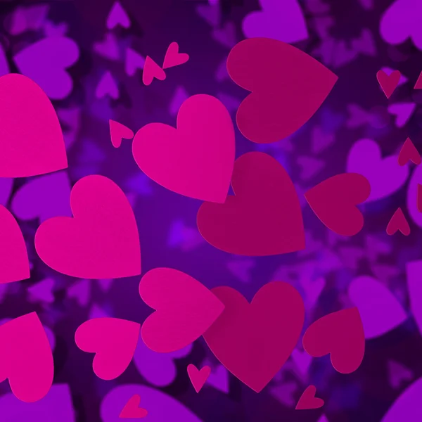 Абстрактные сердца День святого Валентина фон — стоковое фото