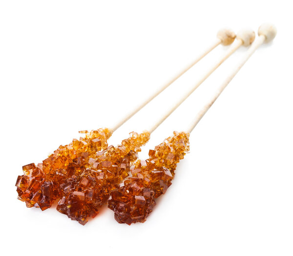 изолированные сахарные палочки
