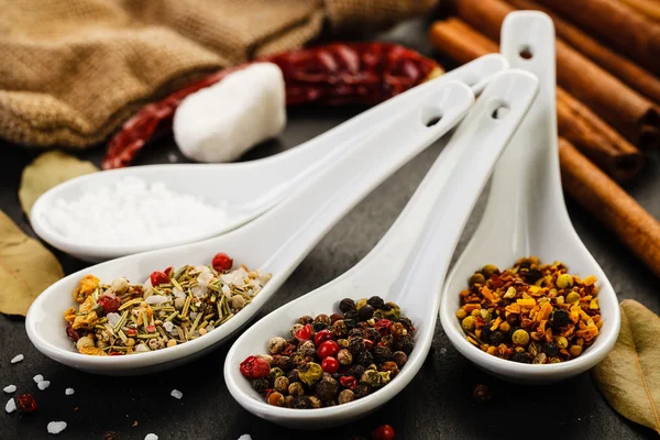 Collection of Mediterranean Spices — Stock Photo, Image