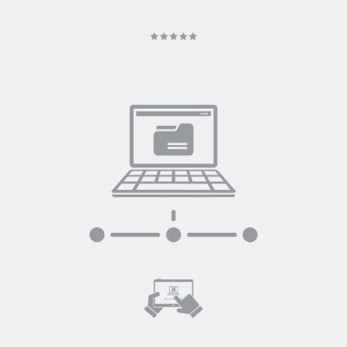 Paylaşılan klasör simgesi, paylaşılan klasör vektörü, paylaşılan klasör simgesi, 