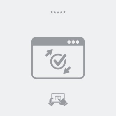 Onay işareti Aktarım simgesi