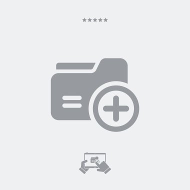 Yeni klasör vektör simgesi