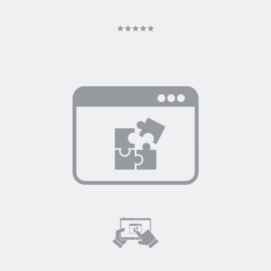 Takım uygulama düz simgesi