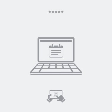 Not defteri uygulama düz simgesi