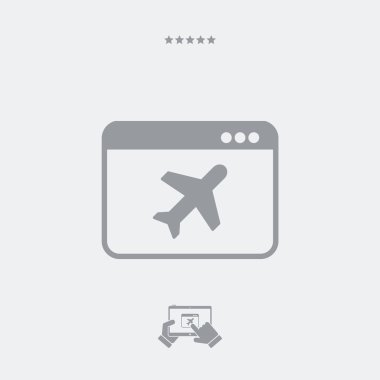 Seyahat Acentası düz simgesi