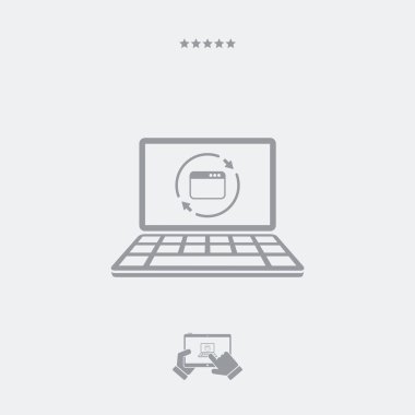 Bilgisayar pencere kutsal kişilerin resmi Yenile