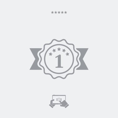 Bir numaralı simgesi simgesi