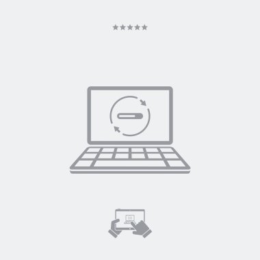 Bar ilerleme bilgisayar kutsal kişilerin resmi