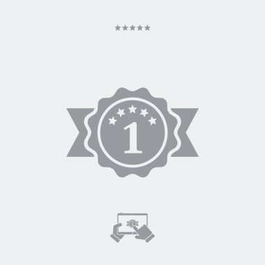 Bir numaralı simgesi simgesi