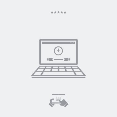 Kablo düz simge indir