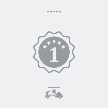 Bir numaralı simgesi simgesi