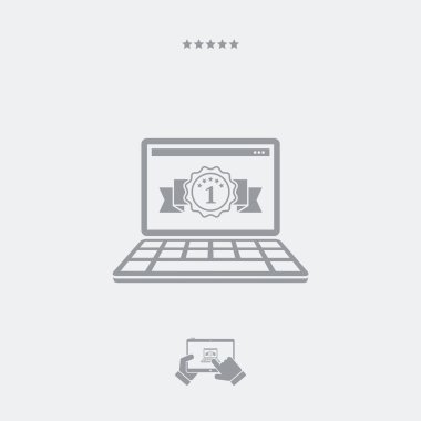 En iyi dizüstü bilgisayar düz simgesi