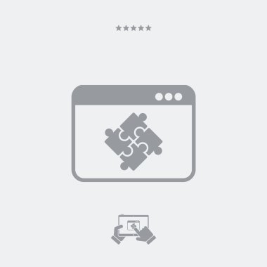 Takım uygulama düz simgesi