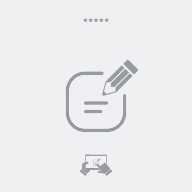 İleti kutusu metin simgesi