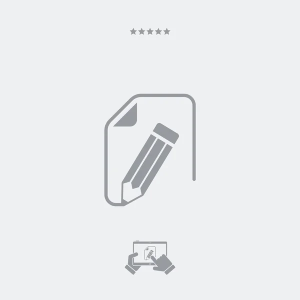 Icono de proyecto digital personalizado — Vector de stock