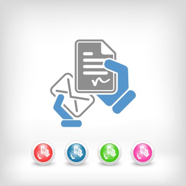 İmzalı bir belge ile posta