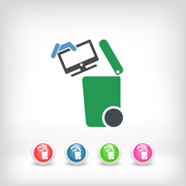 Atık toplama simgesini ayır