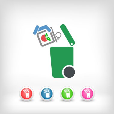 Atık toplama simgesini ayır