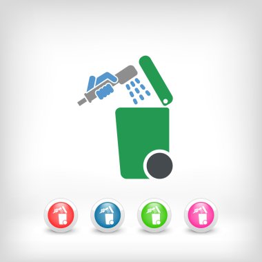 Atık toplama simgesini ayır