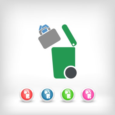 Atık toplama simgesini ayır