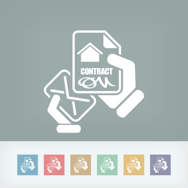 House contract clipart
