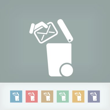 Atık toplama simgesini ayır