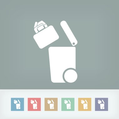 Atık toplama simgesini ayır