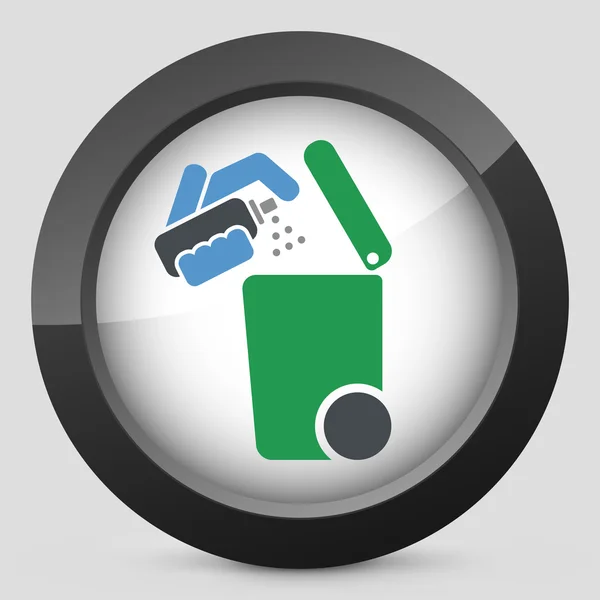 Separate waste collection icon — Stock Vector