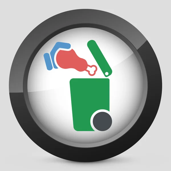 Separate waste collection icon — Stock Vector